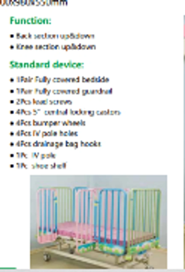 Vin Win 2 Function Manual ICU Bed